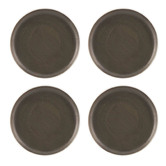 Tablekraft Dark Grey Urban 27cm Coupe Dinner Plates