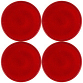Tablekraft Reactive Red Artistica 24cm Salad Plates