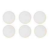 Tablekraft White Pebble Soho 20cm Side Plates