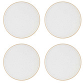 Tablekraft White Pebble Soho 28.5cm Dinner Plates
