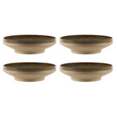 Tablekraft Burnt Sienna Soho 23cm Footed Pasta Bowls