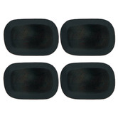 Tablekraft Midnight Blue Artistica 24cm Rectangular Salad Plates