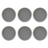 Tablekraft Grey Urban 20cm Coupe Salad Plates