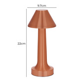 Tablekraft Helena Aluminium Cordless LED Table Lamp