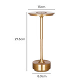 Tablekraft Stella Aluminium LED Cordless Table Lamp