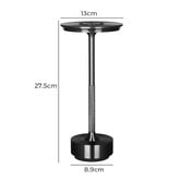 Tablekraft Stella Aluminium LED Cordless Table Lamp
