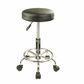 Letitia Lane Rian Faux Leather Adjustable Barstool