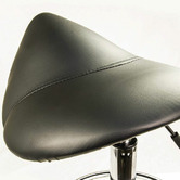 Letitia Lane Saddle Faux Leather Adjustable Barstool