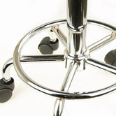 Letitia Lane Saddle Faux Leather Adjustable Barstool