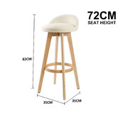 Letitia Lane 72cm Sunnie Upholstered Barstools