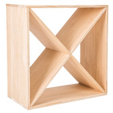 Letitia Lane Emperia 24 Bottle Pine Wood Wine Rack