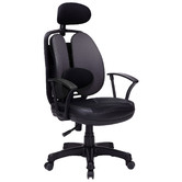 Home Ready Brindle Ergonomic Faux Leather Office Chair