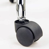 Letitia Lane Black Devaughn Faux Leather Adjustable Barstools