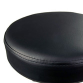 Letitia Lane Black Devaughn Faux Leather Adjustable Barstools