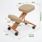 Letitia Lane Forever Beauty Beech Wood Kneeling Chair