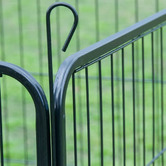 Letitia Lane Black Heavy Duty 8 Panel Portable Steel Pet Playpen