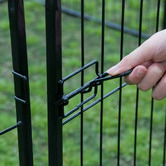 Letitia Lane Black Heavy Duty 8 Panel Portable Steel Pet Playpen