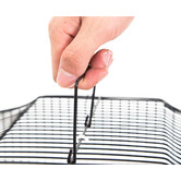 Letitia Lane 92cm Black Skye Metal Bird Cage