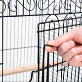 Letitia Lane 164cm Black Bella Metal Bird Cage