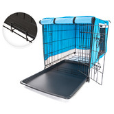 Letitia Lane 4 Piece Paw Mate Steel Wire Dog Crate Set