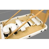 Letitia Lane Portable Fold Beauty Massage Table Chair Bed in White