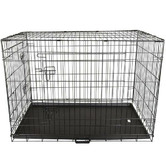 Letitia Lane Collapsible 2 Door Metal Dog Cage with Tray