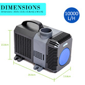 Letitia Lane Black &amp; Blue Submersible Aquarium Pond Water Pump