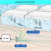 Letitia Lane 4500L 12-Outlet Hydroponic Aquarium Air Pump