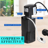 Letitia Lane Black Submersible Aquarium Filter Pond Pump