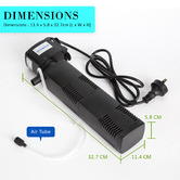 Letitia Lane Black Submersible Aquarium Filter Pond Pump