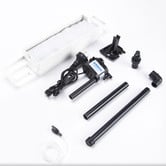 Letitia Lane Curved Glass 30L RGB LED Fish Tank with Filter Pump
