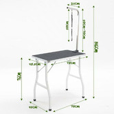 Letitia Lane 146cm Black Pet Grooming Table