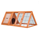 Letitia Lane Paw Mate Ester Triangular Wooden Rabbit Hutch