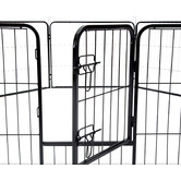 Letitia Lane Heavy Duty 8 Panel Portable Steel Pet Playpen with Cover
