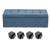 Letitia Lane Easton Upholstered Storage Ottoman