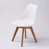 Letitia Lane Eames Replica Faux Leather Dining Chairs
