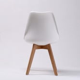 Letitia Lane Eames Replica Faux Leather Dining Chairs