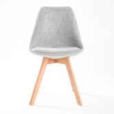 Letitia Lane Grey Eames Replica Upholstered Dining Chairs