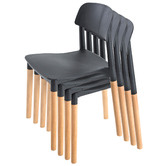 Letitia Lane Belloch Replica Stackable Dining Chairs