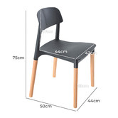 Letitia Lane Belloch Replica Stackable Dining Chairs