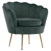 Letitia Lane Shanaya Velvet Armchair