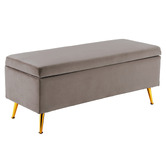 Letitia Lane Curtis Storage Ottoman Bench