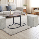 Letitia Lane 3 Piece Southland Coffee Table &amp; Ottoman Set