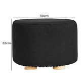 Letitia Lane La Bella Pine Wood Footstool