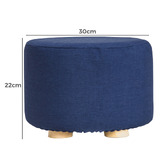 Letitia Lane La Bella Pine Wood Footstool