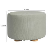 Letitia Lane La Bella Pine Wood Footstool