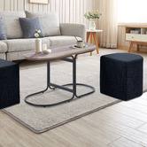 Letitia Lane 3 Piece Southland Coffee Table &amp; Ottoman Set