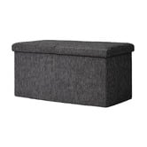 Letitia Lane Zara Chenille Foldable Storage Ottoman