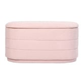 Letitia Lane Diana Chenille Storage Ottoman Bench
