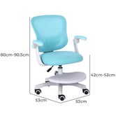 Letitia Lane Kids' Julie Mesh Desk Chair with Footrest